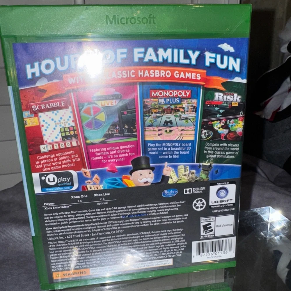 XBox Hasbro Family Fun Pack‎ Games Collection